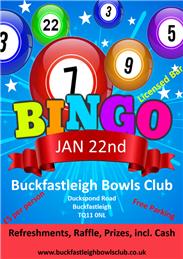 Bingo - Wednesday 22 Jan, 2pm
